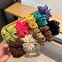 基礎髮圈高彈力耐用髮圈髮圈黑色簡約橡皮筋女扎頭扎馬尾韓國網紅 歷史價格詳細信息