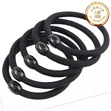 皮筋粗髮圈髮圈高彈力扎頭髮髮圈耐用黑色橡皮筋簡約加粗無接縫 歷史價格詳細信息