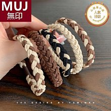無印muj髮圈簡約髮圈扎頭髮橡皮筋皮套氣質馬尾髮圈頭飾女 歷史價格詳細信息