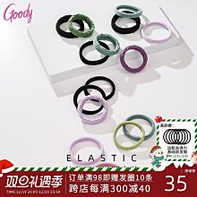 Goody歌妮皮筋女扎頭髮圈高彈力耐用髮圈無接口髮圈簡約髮飾頭飾 歷史價格詳細信息