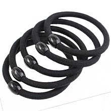 皮筋粗髮圈髮圈高彈力扎頭髮髮圈耐用黑色橡皮筋簡約加粗無接縫 歷史價格詳細信息