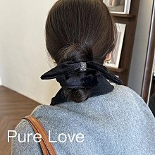 絲絨髮圈黑色2023新款大圈金絲絨髮圈女高級感頭花頭飾高端髮圈 歷史價格詳細信息