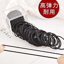 薩德橡皮筋髮圈女扎頭韓國簡約高彈力耐用髮圈不勒發皮套黑色髮圈 歷史價格詳細信息