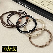 2023年新款高彈力耐用扎頭髮髮圈女高馬尾髮圈氣質橡皮筋頭飾髮圈 歷史價格詳細信息