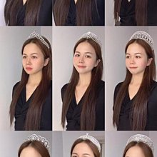 薩德新娘頭飾韓式超仙水晶髮箍白色花朵仙美髮飾結婚禮服婚紗造型配飾 歷史價格詳細信息