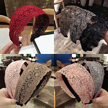 甜美蕾絲邊髮箍 寬版髮箍 花邊蕾絲髮箍 水鑽髮箍韓國 寬邊頭箍 進口髮飾 韓系髮箍 韓版頭飾 寬髮箍 洗臉髮箍 壓髮頭箍 歷史價格詳細信息