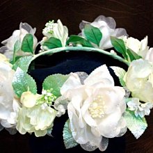 B. & W. world *美美的花飾*R13027*婚紗兩用花飾*淺粉色、白色、水藍色**大吉大利*** 歷史價格詳細信息