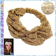 ☆POLLY媽☆歐美進口金蔥繩、絲線麻花/串珠繩三圈髮帶~黑色、金色、咖啡銅4款 歷史價格詳細信息