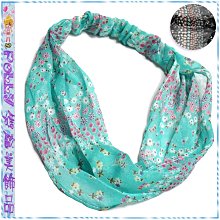 ☆POLLY媽☆歐美進口水墨暈染花卉圖騰雪紡紗髮帶~2色系 歷史價格詳細信息