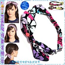 ☆POLLY媽☆歐美進口花卉圖案雪紡紗扭結/寬版上下雙層髮帶~4款 歷史價格詳細信息