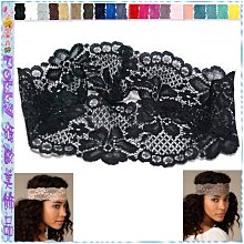 ☆POLLY媽☆歐美進口花朵鋸齒紋緹花鏤空蕾絲網寬版髮帶~深咖啡、象牙白 歷史價格詳細信息