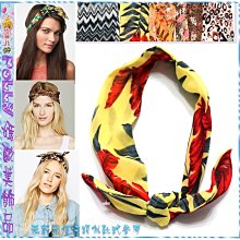 ☆POLLY媽☆歐美進口葉片花卉豹紋圖案萊卡運動型寬版髮帶~4款 歷史價格詳細信息