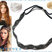 ☆POLLY媽☆歐美進口網眼紗絲緞花朵毛線方格編織髮帶~大人小孩皆可~黑色、灰色、粉紅、粉紫色 歷史價格詳細信息