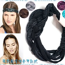 ☆POLLY媽☆歐美LuLu金銀漆皮珠鍊棉繩黑咖啡腊繩灰棕麂皮繩麻花髮帶3條一組~2組別 歷史價格詳細信息