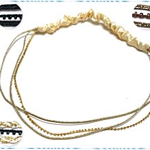 ☆POLLY媽☆歐美進口金色咖啡色串珠花朵葉片麂皮繩麻花髮帶 歷史價格詳細信息