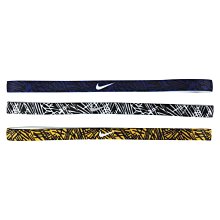 NIKE 彈性髮帶 韻律瑜珈 慢跑髮帶 運動髮帶 印花髮帶 運動頭帶 矽膠固定 6入 N0002545 歷史價格詳細信息