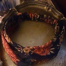 全新 厚實 緹花布 花朵圖案 個性 髮帶 頭飾 價格比較,價格查詢,歷史價格詳細信息