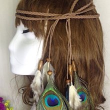 孔雀公主羽毛飾品新娘頭飾氣質孔雀羽毛髮夾舞臺演出女士髮飾 歷史價格詳細信息