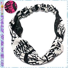 ☆POLLY媽☆歐美進口桃紅/黑色刺繡花朵緹花斜織綿布雙色交叉髮帶 歷史價格詳細信息