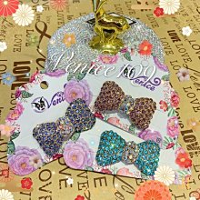 蝴蝶結造型水鑽髮繩(20入)~不挑色 歷史價格詳細信息