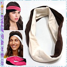 ☆POLLY媽☆歐美進口桃紅/黑色刺繡花朵緹花斜織綿布雙色交叉髮帶 歷史價格詳細信息