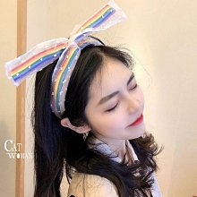 可愛彩虹糖髮夾女後腦勺氣質2023年新款抓夾大號鯊魚夾高級感 歷史價格詳細信息