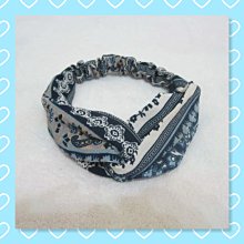 韓版  氣質加分復古圖案交叉型雪紡紗髮帶/髮箍** 價格比較,價格查詢,歷史價格詳細信息
