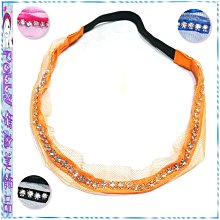 ☆POLLY媽☆歐美進口湖水藍/橘色絲質雙色交叉髮帶 歷史價格詳細信息