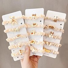 小腸發圈女高級感扎馬尾頭繩新款森系簡約氣質小皮發飾品 歐根紗鑽球-2件顏色隨機 歷史價格詳細信息