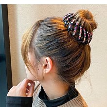 【丸子頭神器】懶人蓬鬆花苞頭盤髮器(氣質 包包頭 髮帶 髮圈 髮簪 髮飾 髮夾 馬尾固定 假髮髮片) 歷史價格詳細信息