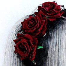 新款玫瑰花花朵發裌後腦勺盤發裌釹夏時尚百搭款側邊馬尾裌子頭飾 歷史價格詳細信息