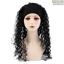 髮帶假髮頭套 外銷長捲髮deep卷假髮頭套 頭帶假髮套化纖頭套 歷史價格詳細信息