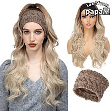假髮女士捲髮頭套 化纖卷長發套 發箍長捲髮半頭套假髮 歷史價格詳細信息