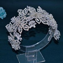 新娘髮帶頭飾手工水鑽發箍配飾盤發造型婚紗結婚髮飾 歷史價格詳細信息
