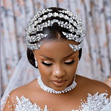 新娘頭飾 水晶珍珠壓發頭箍造型髮帶 婚紗禮服髮飾 dz076 歷史價格詳細信息