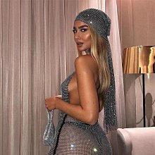 配飾水鑽身體鏈網格胸鏈腰鏈沙灘辣妹比基尼胸鏈腰鏈套裝 歷史價格詳細信息