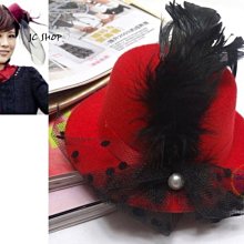 新娘頭飾紅色羽毛水晶發夾簡約超仙唯美敬9菔晚宴禮菔韓式發飾品 歷史價格詳細信息