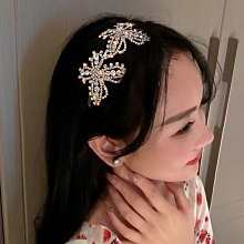 閃亮水鑽/氣質珍珠 皇冠 韓國東大門髮飾復古髮箍巴洛克珍珠超仙頭箍網紅玫瑰壓發細款發箍 新娘頭飾 水鑽【C-546】 歷史價格詳細信息