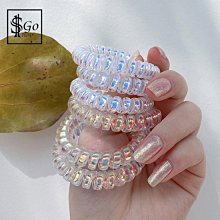 髮圈 電話線髮圈 髮束 髮飾 彈性髮圈 高彈力 韓版 髮繩 紮頭髮 橡皮筋 莫蘭迪 電話線髮圈 生活職人【P455】 歷史價格詳細信息