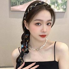 法式超仙珍珠髮箍女2023新款百搭高級感洋派時尚頭飾氣質壓發頭箍 歷史價格詳細信息