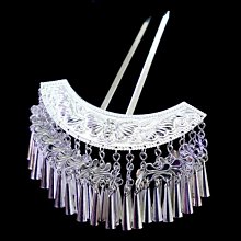 少數民族頭飾苗族銀飾侗族髮簪流蘇髮釵漢服簪子舞臺演出配飾 歷史價格詳細信息