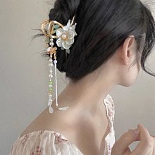 漢服頭飾盤發小發釵套裝仙氣花朵簪子古裝發飾女日常百搭古風發簪 歷史價格詳細信息