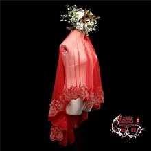 紅蓋頭結婚新娘中式刺繡花紅色秀禾服蓋頭紗婚禮喜帕頭巾加大新款 歷史價格詳細信息