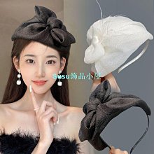 禮帽法式蝴蝶結遮陽帽子女防曬韓版草帽夏天平頂大頭圍禮帽海邊沙灘帽太陽帽 歷史價格詳細信息
