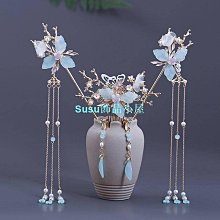 漢服頭飾髮簪古風步搖旗袍古典中式髮飾超仙髮釵設計盤髮簪子耳飾 歷史價格詳細信息