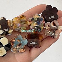 醋酸大花朵髮夾抓夾大號法式小眾女後腦勺鯊魚夾夾子頭飾發抓（滿599免運） 歷史價格詳細信息