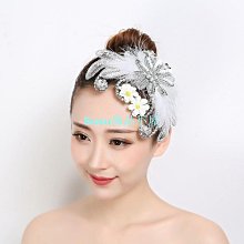 古典舞蹈頭飾頭花膠州秧歌髮飾傣族舞蹈扇子舞傘舞表演舞臺頭飾 歷史價格詳細信息