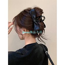 抓夾大號黑色鯊魚夾高級感髮夾女後腦勺2023新款夏季發抓頭飾 歷史價格詳細信息