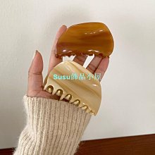 抓夾中號髮量少頭髮夾子後腦勺髮夾女小號髮飾高級感鯊魚夾子頭飾 歷史價格詳細信息