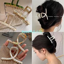 巨能抓~珍珠盤髮抓夾女後腦勺植絨抓夾2023年新款高級感鯊魚夾子 歷史價格詳細信息